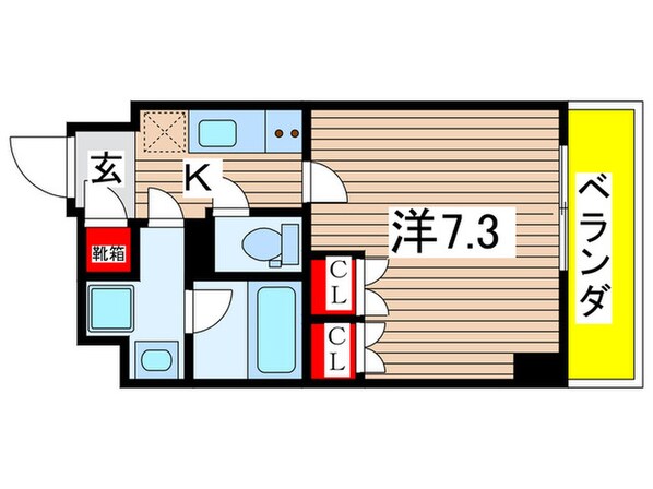 CREVISTA大島Ⅰ(707)の物件間取画像